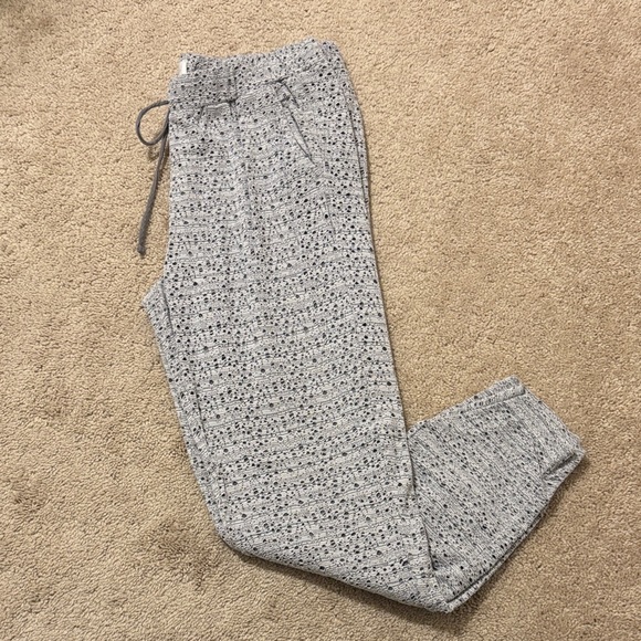 Lou & Grey Pants - Lou & Grey Eyelet Jogger Pants